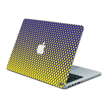 DJ Skins Laptop Skin GRADIENTER DOT (LILA – GELB)